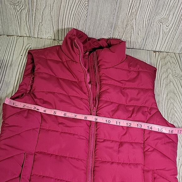 Aeropostale Pink Puffer Full Zip Vest Womens Size Small - Picture 8 of 8